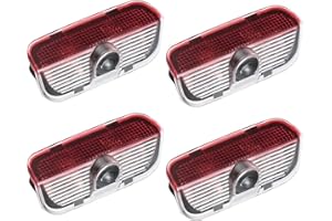 cimsfcor Car Door Projector Lights for Door, Welcome Light LED Car Door Projector Logo Compatible with CC 2009-2018, for T-ROC 2014-2018, for Arteon 2017, 4 Pcs