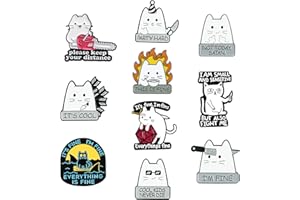 Sxutop Anstecknadel Abzeichen Emaille Anstecknadel Metall Abzeichen Pins Niedlich Emaille Pins Brustclip Schmücken für DIY Kleidung Pullover Hemdjacke Rucksack Hut