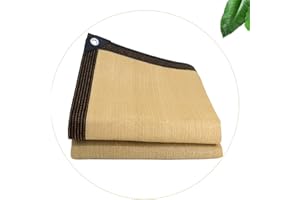 KGUDYS Sun Shades Cloth Outdoor for Patio,Greenhouse Sun Shade Roll with Grommets,Uv Resistant Fabric Mesh,1.5m 2m 3m 4m 5m 6m Shade Cloth Cover,Privacy Screen,Multiple Sizes,LxW-1.5x2m/4.9x6.6ft