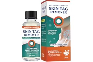 PLANT THERAPY Skin-Tag-Remover-Kit 30ml, Mole & Wart-Remover Liquid, Fast-Acting Skin-Tag-Remover for Tag Removal & Verruca-Treatment