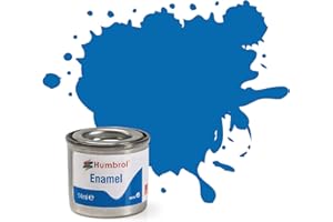 Humbrol Enamel Paint 14ML No 52 Baltic Blue - Metallic