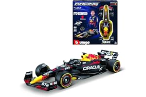 Bburago - Model Kit Red Bull RB19 (2023) Verstappen Scale 1:24, Kit d'assemblage avec 44 pièces, Réplique détaillée de la Voiture F1