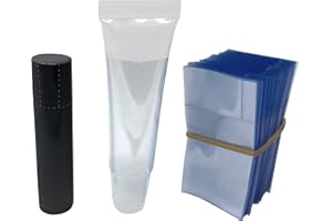 SHRINK PERFECT Clear Perforated Shrink Band for Lip Balm Tubes and Lip Gloss Squeeze Tubes (250 Pack)