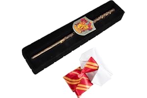 Ciao- Hermione Granger Kit de déguisement (Baguette Magique 30cm, Cravate et Emblème Gryffondor Gryffindor) in giftbox, Marron