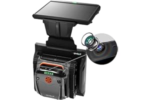 WYBOT S2 Solar Vision Pool-Staubsaugerroboter für eingebaute Pools, KI-Kamera, solarbetriebenes Laden, automatische Rückkehr und Ladung, verbesserte planmäßige Reinigung (Grau&Orange)