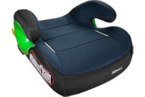 XOMAX KBH310 Rehausseur de siège pour enfant avec ISOFIX I évolutif I 15-36 kg, 3-12 ans, groupe 2/3 I ECE 8