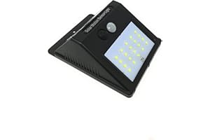 tempo di saldi 20 LED Scheinwerfer mit Solarpanel und Bewegungsmelder Dämmerungsstrahler