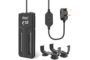 hygger Fish Tank Heater, 300W Submersible Aquarium Heater with Intelligent LED Digital Display Thermostat Controller for 115-300L Freshwater Saltwater Tank