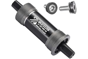 AEYINO Square Taper Bottom Bracket - 68/120x110.5 113 118 120 122.5 124.5 127 174mm Bicycle BSA Brackets for Mountain/MTB/BMX/Road/Fat Bike