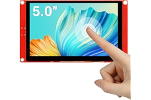 ELECROW Display ESP32, display HMI da 5,0 pollici Monitor touchscreen TFT RGB 800x480 Compatibile con Arduino/LVGL