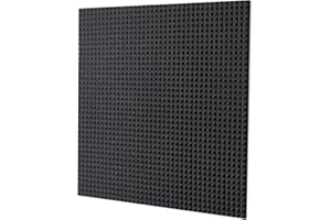 keyhelm s.r.l. Pannello Fonoassorbente Piramidale 100x100x3cm D25 Grigio Antracite - Pacco Da 10 (10mq)