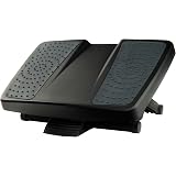 Fellowes Repose-pieds Ergonomique Microban 44.4x10.8x33.6cm - Noir/Argenté