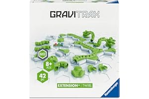 Ravensburger - GraviTrax - Set d'extension Twirl 42 pièces - Circuit de Billes - Jeu de Construction créatif - Parcours de Billes à Construire - Dès 8 Ans - Version française - 22435