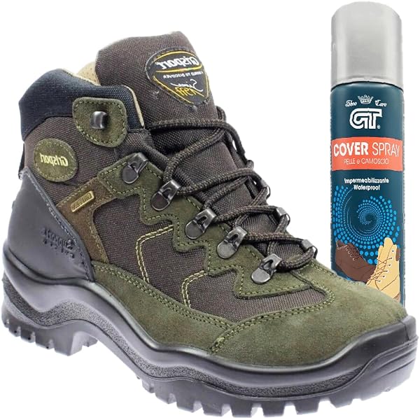 Grisport Lady Wolf – Stivali Da Trekking Donna In Nabuk E Cordura Con Membrana Spotex Impermeabile E Traspirante, Suola PU, Chiusura Stringata