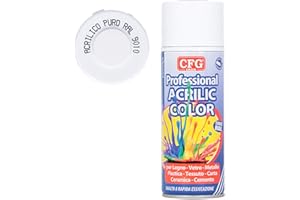 CFG SRL Bomboletta spray acrilico professionale BIANCO LUCIDO