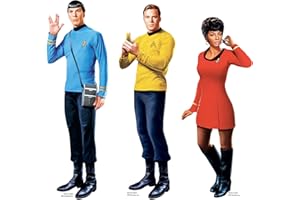 Star Cutouts SC4834 Star Trek Original Series Regal Top Pack Captain Kirk, Uhura, Spock Pappaufsteller Höhe 30 cm