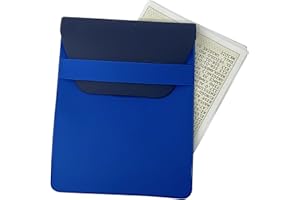 Pubblimania Dokumententasche für Motorrad, Scooter aus Tam, Verschluss mit Klappe, ideales Format für die Tasche (blau)