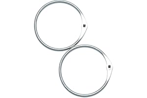 ‎VAN DEN HEUVEL van den Heuvel 2 x Warenring aus Stahl | Stahlring ∅ 6cm | gehärtet & verzinkt | mit Verschluss zum Aufklappen