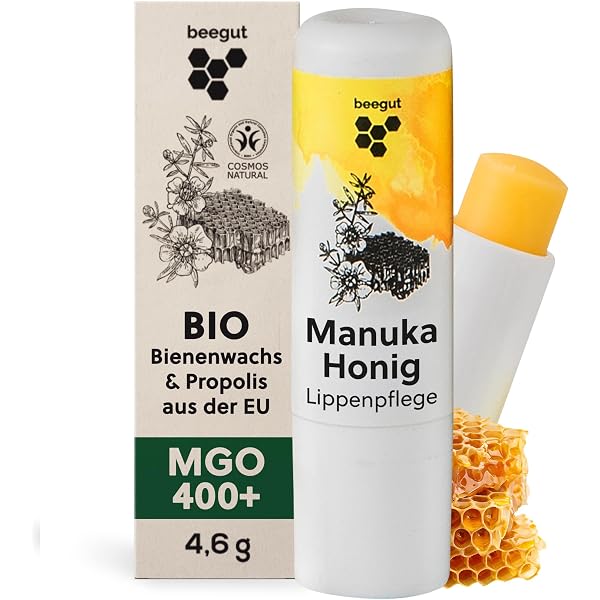 CICAMANUKA Lippenpflege Mit Manuka Honig IAA15+ – 15 Ml, Bio-zertifiziert, Reparierend
