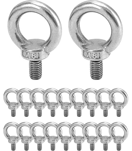 Mousqueton Pompier à œil, Inox AISI 316 - Corderie Weiss