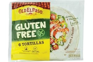 ‎OLD EL PASO Old El Paso Tortillas – Glutenfrei – Mexikanische Wraps aus Tapioka, Quinoa und Mais – 1 x 216 g