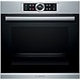 Bosch Hausgeräte HBG675BS1 Serie 8 Einbau-Backofen, 60 x 60 cm, Made in Germany,Pyrolyse Selbstreinigung, AutoPilot 10 Automa