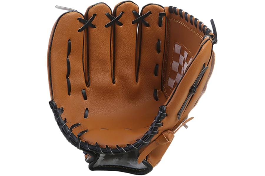 apott Baseball Gloves Right Hand Softball Glove Adult Youth Baseball Mittt for Infielder Beginner, Left Hand Throw