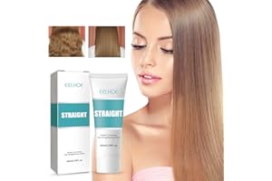 Hair Straightening Cream Crème de Lissage des Cheveux, Crème Lissante Aux Protéines, Crème de Lissage Cheveux Naturels Lotion Lissante Nourrissante Lissante Rapide pour Tous Types de Cheveux Generic