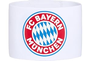 ‎FC BAYERN MÜNCHEN FC Bayern München Kapitänsbinde I Armbinde I Kinder I weiß I Fußball