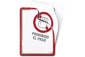 DJOIS TARIFOLD 194953 Präsentationsrahmen Magneto, A4, rot