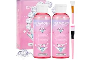 Cieex Diamond Painting Versiegelung, Diamant Painting Zubehör, Durchsichtig Diamond Painting Kleber mit Bürste für Strahlend Glitzernde Bilder und Schutz - 240ml