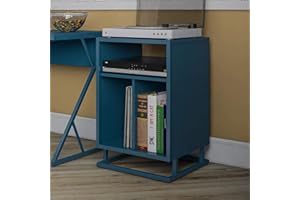 Novogratz Regal Turntable Stand Blue