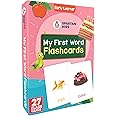 SPARTAN KIDS® My First Word Flash Cards for Kids | 27 Early Learning Flash Cards Easy & Fun Way of Learning 1 Year to 6 Years Babies