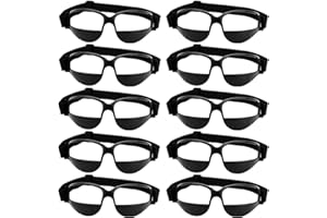 WRZBEST 10 Pcs Basketball Goggles Dribble Dribbling Specs Professional Basketball Training Aid,Adjustable Elastic Strap Safety Eyewear Goggles for Kids Adult Youngster Adolescent Golf Rugby Soccer