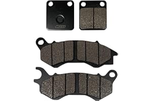 CHINA-PARTS Front & Rear Brake Pad Set for Sinnis Apache SMR QM125 Lexmoto Adrenaline 125 - XFLM125 GY-2B E4