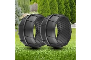 BYZESTY 2 sztuki osłony kół do Worx Landroid M500 M700 S300 M1000 profil zwiększający i ulepszający trakcję