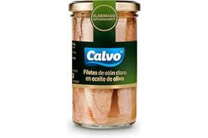 Calvo Filetes de Atún Claro en Aceite de Oliva 250g