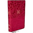 NKJV, End-of-Verse Reference Bible, Personal Size Large Print, Leathersoft, Pink, Thumb Indexed, Red Letter, Comfort Print: Holy Bible, New King James Version