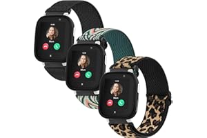 Oumida 3 Stück Kinder Nylon Armbänder für Xplora X6/Xplora X6 Play/Pro Armband, Kids Smartwatch Mädchen Jungen Weich Elastisch Uhrenarmbänder, Verstellbare Ersatzarmband