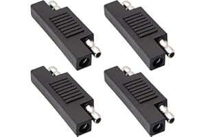 zdyCGTime SAE a SAE Adaptador de conversión,para Cable de extensión de desconexión rápida, Cargador de energía del Panel Solar SAE de Adaptador de Cambiador de Enchufe Macho a Macho.