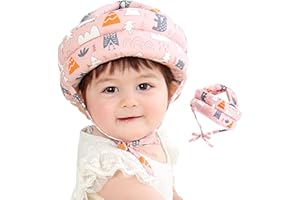 LdawyDE Baby Helm Baby Kopfschutz Schutzhelm Kopfschutzmütze Kinder Helme Säuglingskleinkind Verstellbarer Helm für Kleinkinder Lerne Laufen