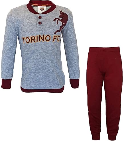 Pigiama Ufficiale Torino FC Bambino - Maglia E Pantaloni, Cotone, Confezione Regalo - Foto 13
