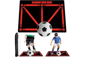 YOUYIKE Alfombra de entrenamiento de fútbol, 60 x 90 cm Fútbol Esterilla, Alfombra De Barro de Diatomeas Antideslizante Y Silenciosa para Fútbol, Regalos para fanáticos y niño del fútbol