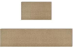‎ARTOID MODE Artoid Mode Absorptionsfähigkeit Hause Dekor Küchenteppich 2er Set, Waschbar Dekoration Küchenmatten für Innen Außen Dekor - 43x73 and 43x150 cm