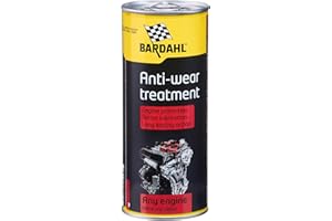 Bardahl - Anti-wear Treatment, Additivo Olio Auto, Trattamento Antiusura, Esalta le Prestazioni del Motore Migliorandone il Rendimento Meccanico, Riduce i Consumi di Olio e Carburante, 400 ml