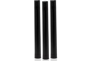 FIXEDBYU Juego de tubos alargadores de plástico, tubo de aspiración de plástico, sistema de inserción, 3 piezas, apto para aspiradoras Scheppach ASP12-ES, ASP20-ES, ASP15-ES