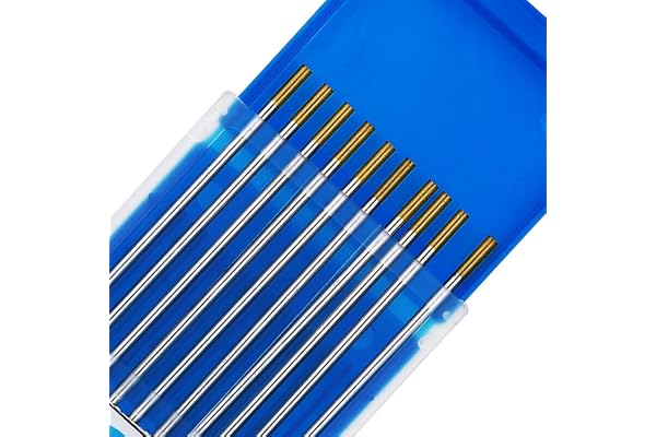 TEN-HIGH Volframelektroder TIG-svetsning, 1,5 % lantan, WL15 (guld), 2,0 mm x 175 mm 10 stycken per förpackning