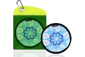 INDRNIF Sac sable pour nettoyer doucement la peau, vert, idéal pour vacances, camping, surf et fêtes d'été