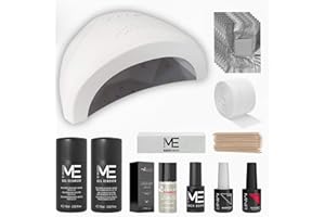 MesaudaME kit Semipermanente Unghie Gel Polish + Fornetto Led 48W - Kit Smalto Semipermanente Unghie New Formula Senza TPO + OMAGGIO ALTÉAX Olio Cuticole Mandorle + Accessori ed Istruzioni