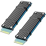 GLOTRENDS Dissipatore M.2 Installazione PS5 e PC per SSD M.2 PCIe NVMe o SSD NGFF SATA M.2, Inclusi Pad Termico M.2(confezion